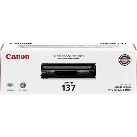 Canon 137 Black Standard Yield Toner Cartridge 9435b001aa Staples