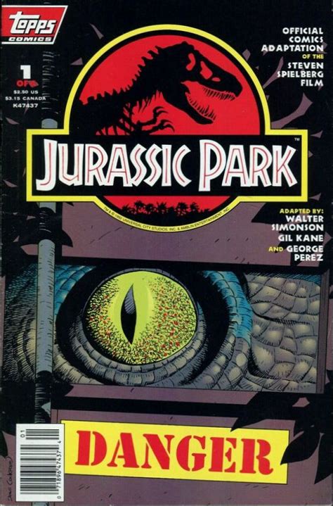 Jurassic Park Topps Comics 1993 BD Informations Cotes