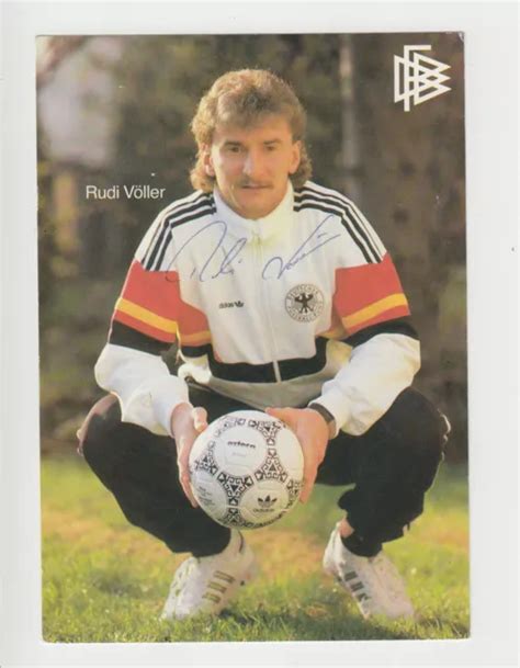 RUDI VÖLLER DFB 1986 1860 München Leverkusen Bremen AS Rom DFB WM 1990