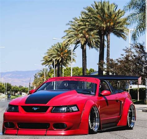 Red Ford Mustang Cobra Classic Muscle Car