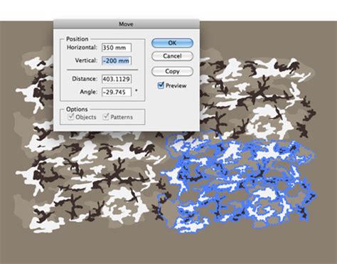 How To Create A Repeating Camo Pattern In Illustrator