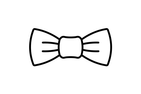 Bow Tie Outline Icon Graphic by Maan Icons · Creative Fabrica