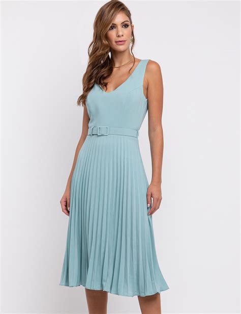 Vestido Midi Gl Ria Verde Menta Verline