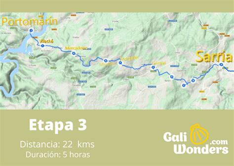 Camino De Santiago Desde O Cebreiro Mapas Y Etapas Galiwonders