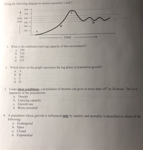 Solved Using the following diagram to answer questions I and | Chegg.com 