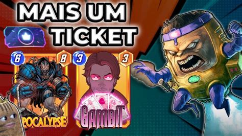 PEGUEI UM COUNTER E AMASSEI DECK MODOK DESCARTE MARVELSNAP