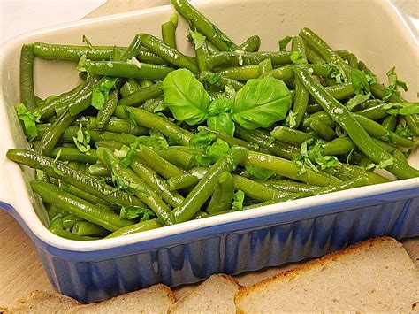 Gr Ner Bohnensalat Mit Basilikum Von Koelkast Chefkoch