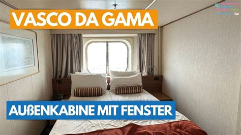 Vasco Da Gama Au Enkabine Mit Fenster Deck Kabine Youtube