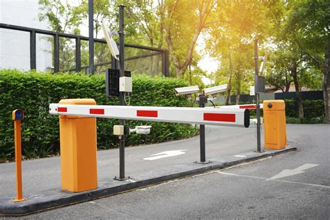 puerta de barrera automática sistema de seguridad para la construcción