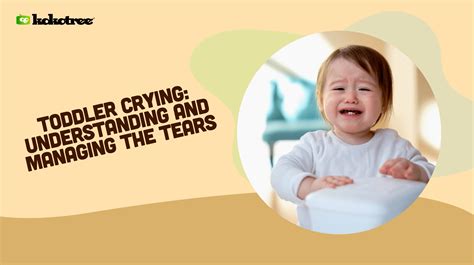 Toddler Crying: Understanding and Managing - Kokotree