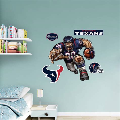 Tenacious Texan Wall Decal Shop Fathead® For Houston Texans Decor