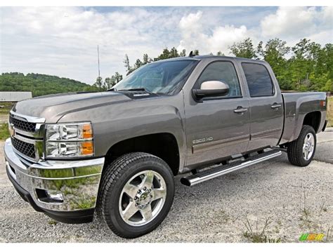 Mocha Steel Metallic Chevrolet Silverado Hd Ltz Crew Cab X