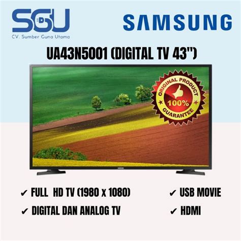 Jual Samsung N Led Tv Full Hd Digital Tv Ua N Shopee