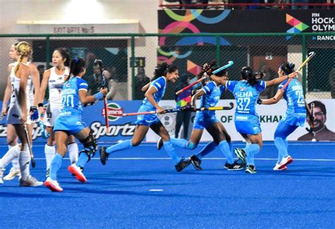 Ranchi India Women Vs New Zealand Women Fih Hockey Paris Olympic 2024