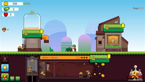 Игра Идле Золотоискатель (Idle Gold Miner) — играть онлайн бесплатно