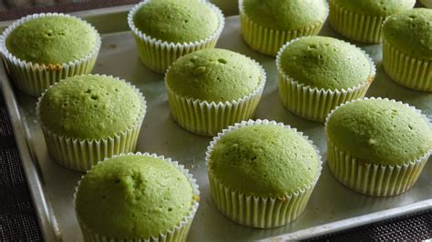 Easy Pandan Cupcake Recipe