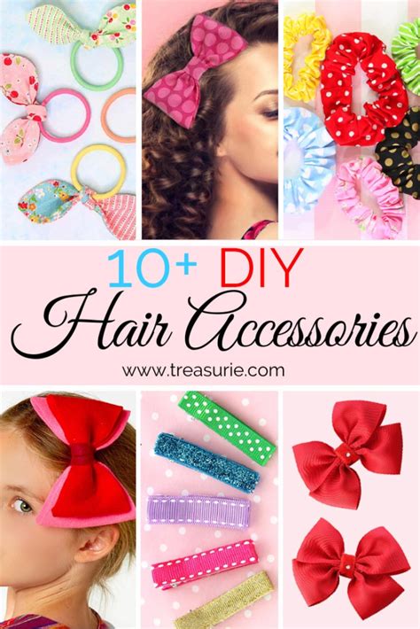 Diy Hair Accessories 10 Easiest Diy Hair Clips To Make Treasurie