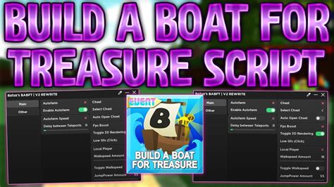 Build A Boat For Treasure Hack Script Autofarm Op Fast Auto Chest