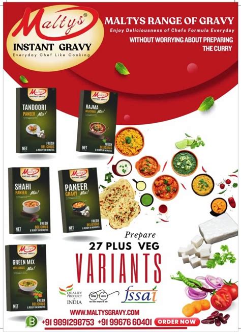 Shahi Paneer Curry Indian Base Gravy Veg Packaging Type Box