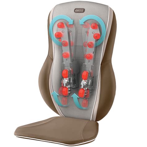 Meh Homedics Triple Shiatsu Pro Massage Cushion With Heat Refurbished