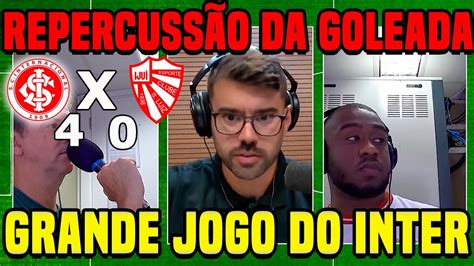 OLHA SÓ O QUE FALARAM DO INTER NA RÁDIO GAÚCHA APÓS GOLEADA SOBRE O