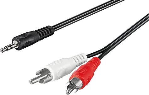 Goobay Audio Cable Aux Adapter Mm Male To Stereo Rca Male