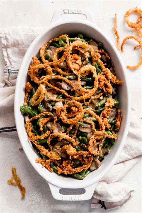 Creamy Green Bean Casserole From Scratch Recipe Little Spice Jar