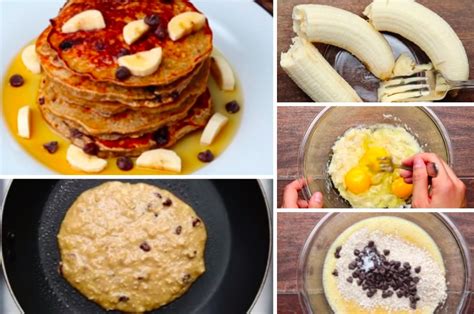 Délicieux pancakes aux banane sans farine La Recette