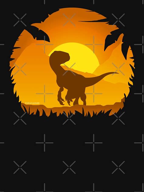 Velociraptor Raptor Jurassic World T Shirt For Sale By Tridev Designs