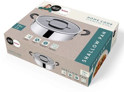 Сотейник с крышкой Tefal Jamie Oliver Home Cook, 24см (E3037155 ...