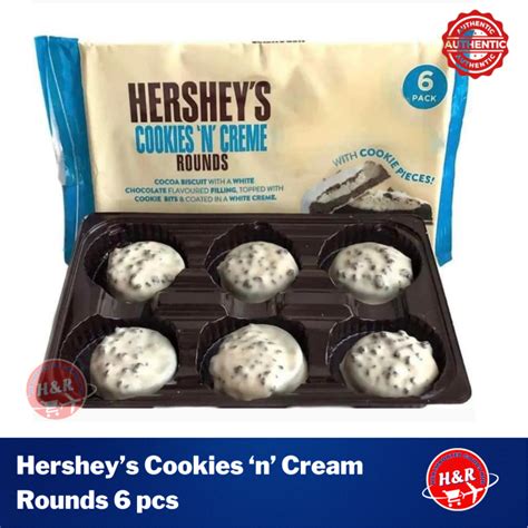 Hershey S Cookies And Cream Rounds Irresistible 6 Pack 96g