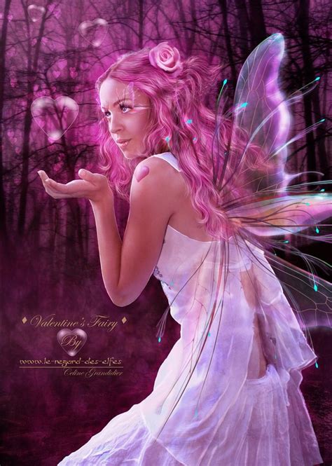 Pink Hair Fairy Valentine Fairy Beautiful Fairies Fairy Pictures