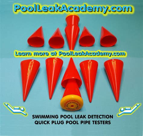 The Pool Leak Academy Swimming Pool Leak Detection Dye Testing Cones