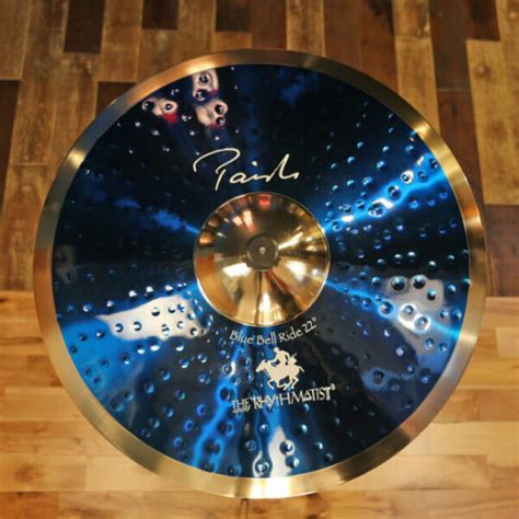 Paiste 22 Blue Bell Ride Cymbal The Rhythmatist Stewart Copeland