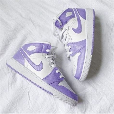 Lilac Jordan’s The Custom Movement In 2021 Jordan 1 Purple Jordans Purple Air Jordans Women