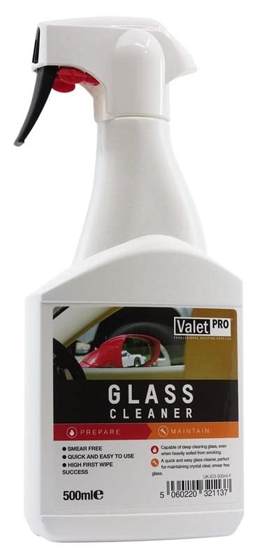 Valetpro Glass Cleaner 500ml Płyn Do Mycia Szyb Sklep Detailingowy Detailing House