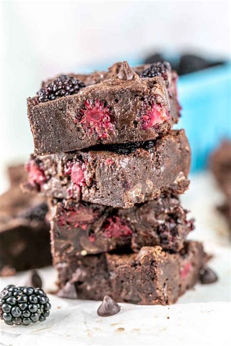 Blackberry Brownies Bunsen Burner Bakery