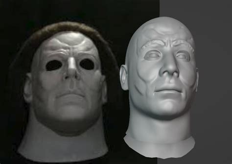 Artstation Michael Myers Mask Fixed Rob Zombies Halloween 2007