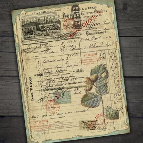 Retro Grab Bag Junk Journal Kit Vintage Botanic Background Scrapbook