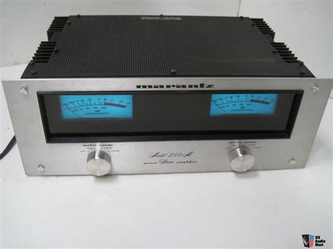 Vintage Marantz Model M Power Amplifier All Meters Work Mint Photo