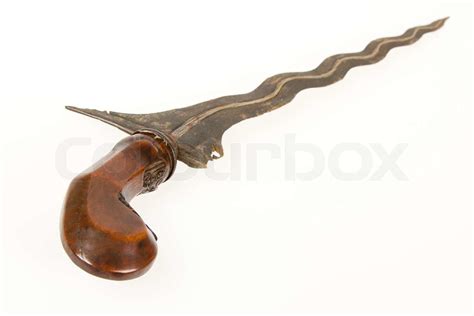 Antique typical Indonesian kris knife | Stock image | Colourbox