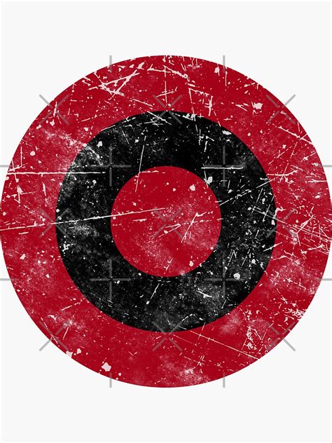 Albania Flag Air Force Roundel Flag Sticker For Sale By Quark Redbubble