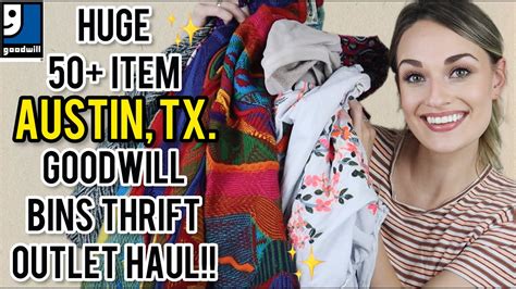 Huge 50 Item Austin Tx Goodwill Thrift Outlet Bins Haul To Resell For A Profit On