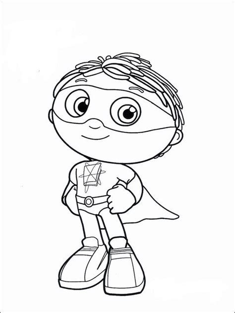 Super Why Whyatt Coloring Pages | Gravritersdes