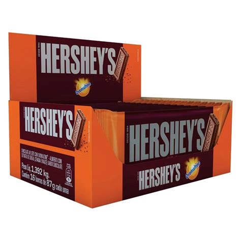 Display Barra De Chocolate Hershey S Ovomaltine 16 Unidades 87g