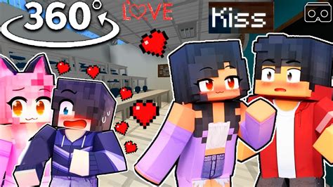 😍aphmau Was Kissed In Minecraft 360° Youtube