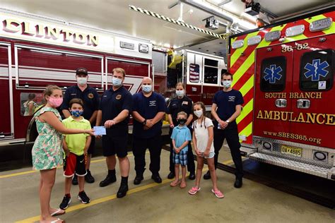 4 Young Clinton Residents Make Donation To The Clinton Fire Dept