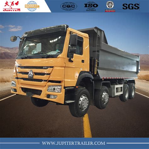 Prix Usine 371hp De Chine De Marque Howo 8 X 4 Dump Truck Avec 12 Roues