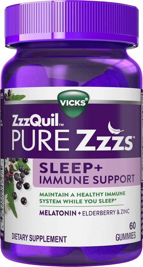 Amazon Vicks ZzzQuil Pure Zzzs Sleep Immune Support Melatonin