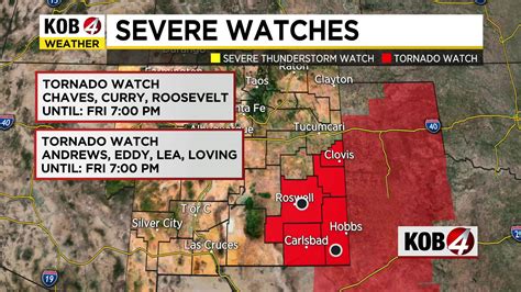 Tornado watch issued for eastern New Mexico - KOB.com